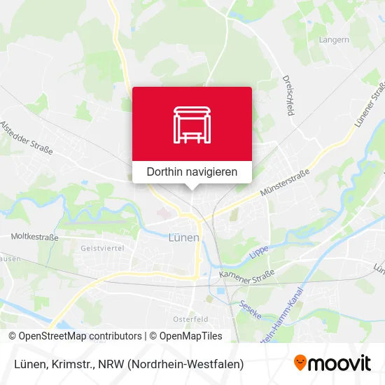 Lünen, Krimstr. Karte