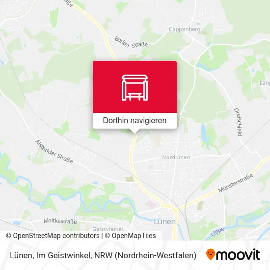 Lünen, Im Geistwinkel Karte