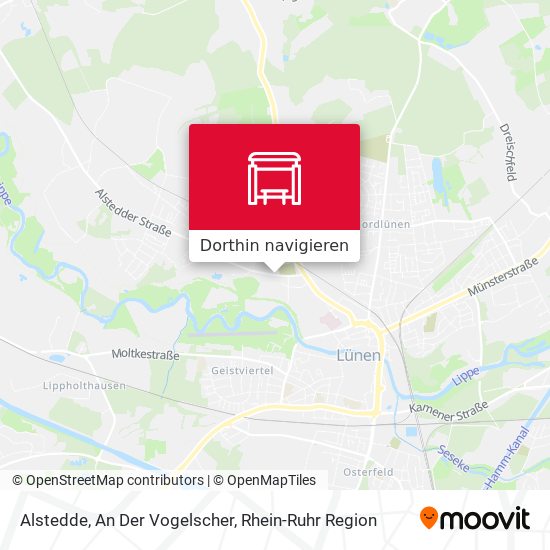 Alstedde, An Der Vogelscher Karte