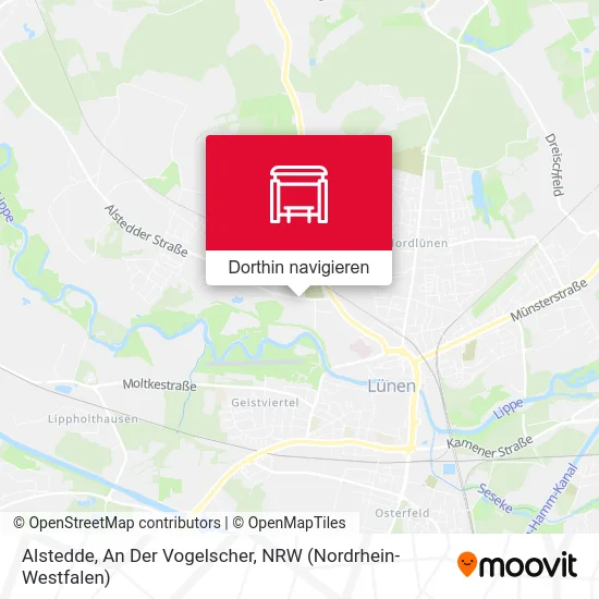 Alstedde, An Der Vogelscher Karte