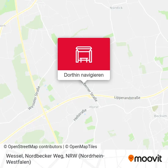 Wessel, Nordbecker Weg Karte