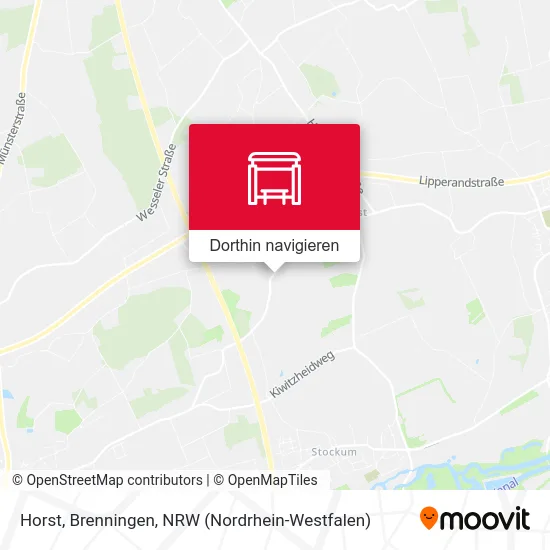 Horst, Brenningen Karte