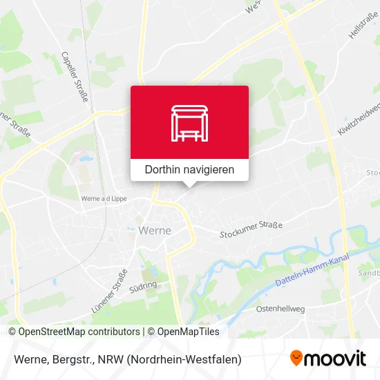 Werne, Bergstr. Karte