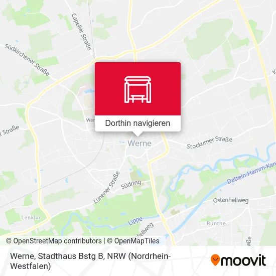 Werne, Stadthaus Bstg B Karte