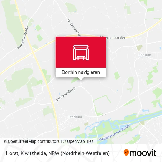 Horst, Kiwitzheide Karte