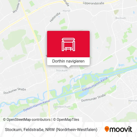 Stockum, Feldstraße Karte