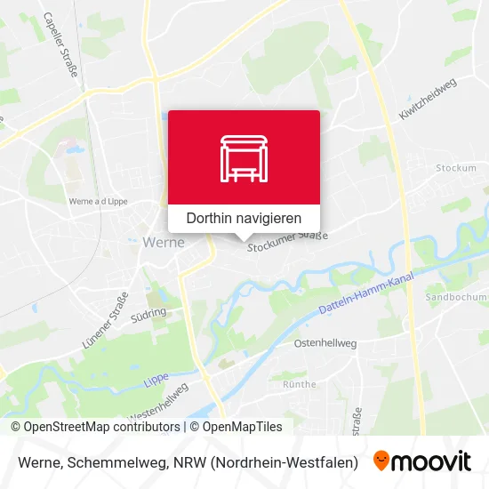 Werne, Schemmelweg Karte