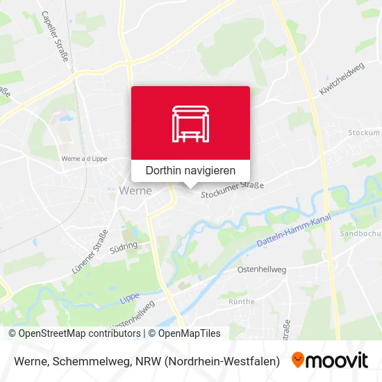 Werne, Schemmelweg Karte