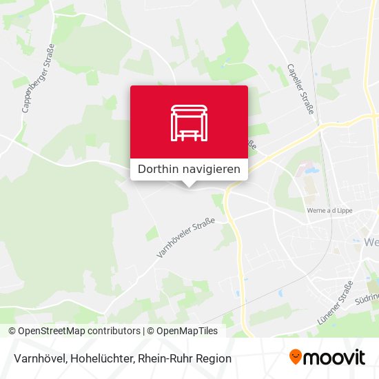 Varnhövel, Hohelüchter Karte