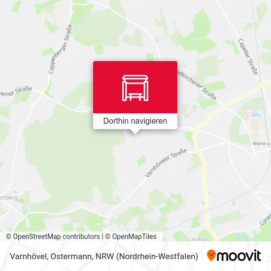 Varnhövel, Ostermann Karte