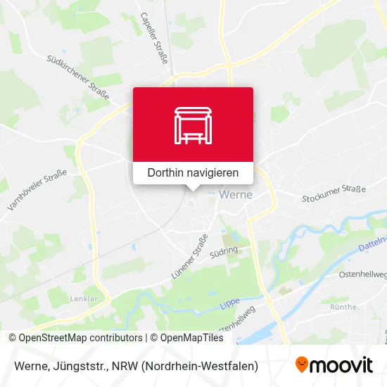 Werne, Jüngststr. Karte