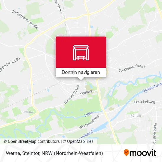 Werne, Steintor Karte