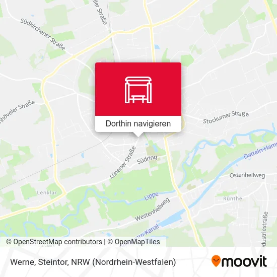 Werne, Steintor Karte