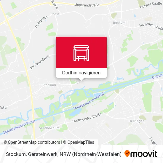 Stockum, Gersteinwerk Karte