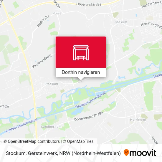 Stockum, Gersteinwerk Karte