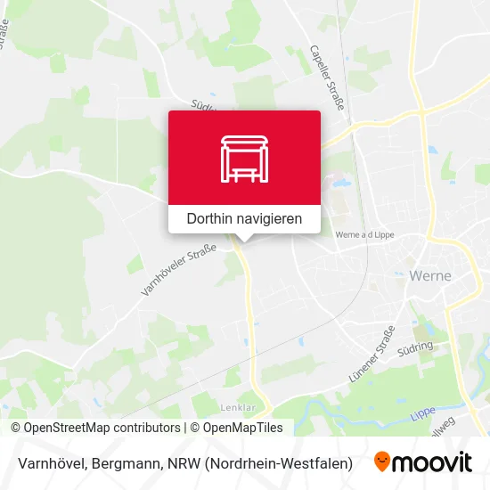 Varnhövel, Bergmann Karte