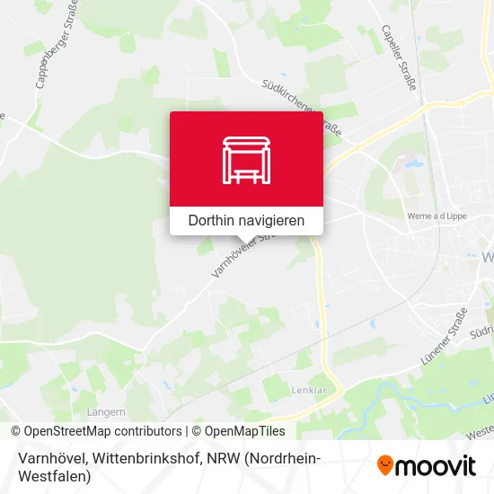 Varnhövel, Wittenbrinkshof Karte