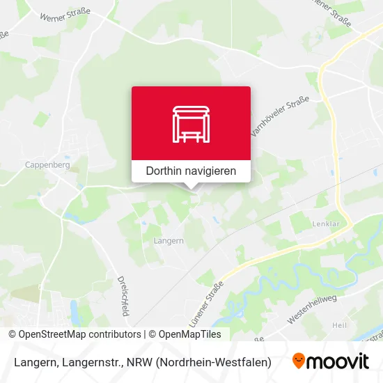 Langern, Langernstr. Karte