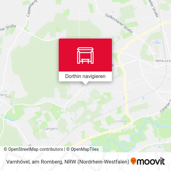 Varnhövel, am Romberg Karte