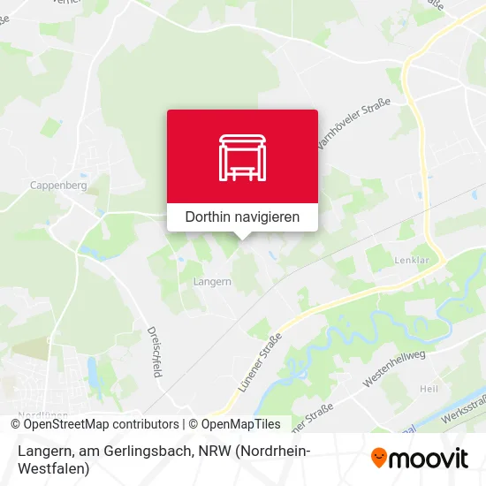 Langern, am Gerlingsbach Karte
