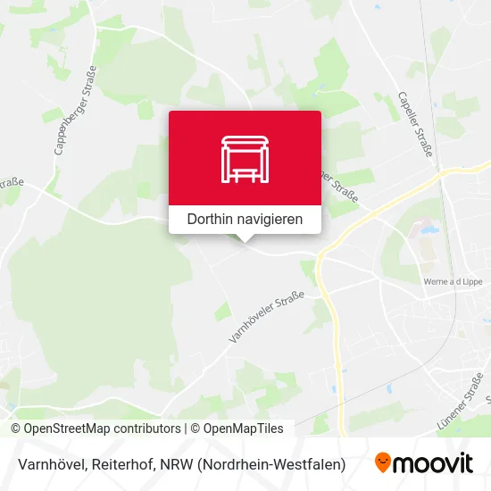 Varnhövel, Reiterhof Karte