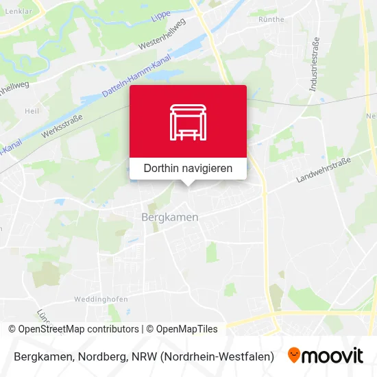 Bergkamen, Nordberg Karte