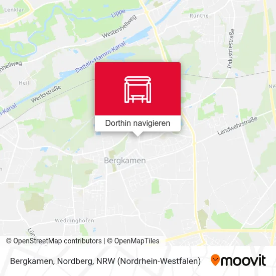 Bergkamen, Nordberg Karte