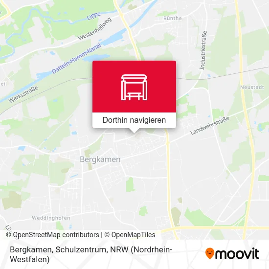 Bergkamen, Schulzentrum Karte