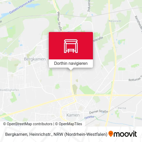 Bergkamen, Heinrichstr. Karte