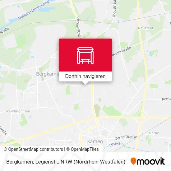 Bergkamen, Legienstr. Karte