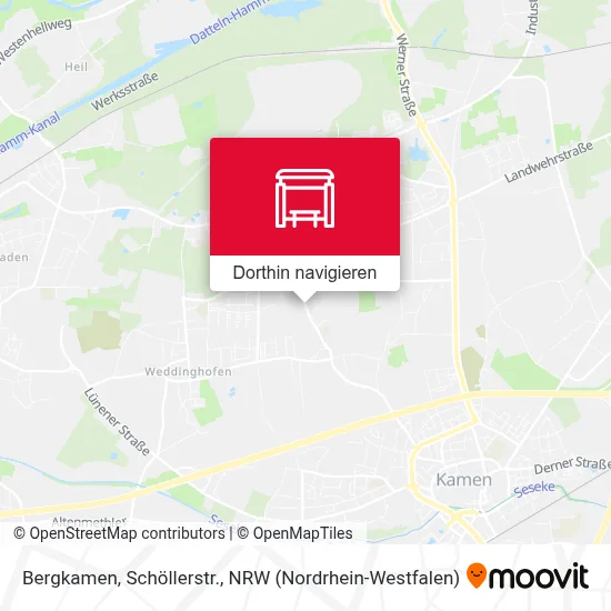 Bergkamen, Schöllerstr. Karte