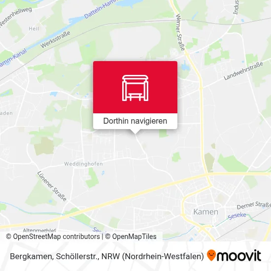 Bergkamen, Schöllerstr. Karte