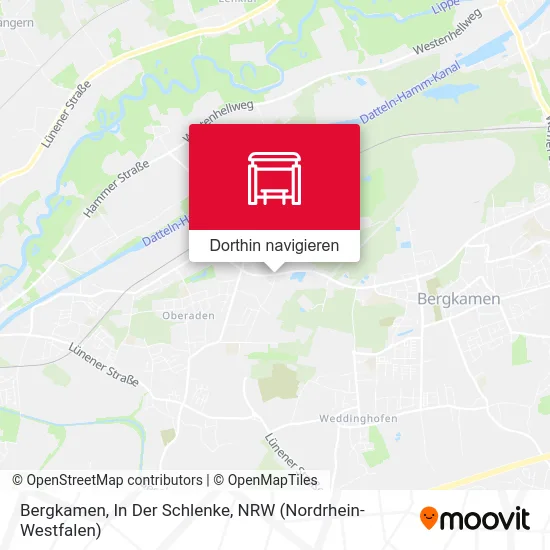 Bergkamen, In Der Schlenke Karte