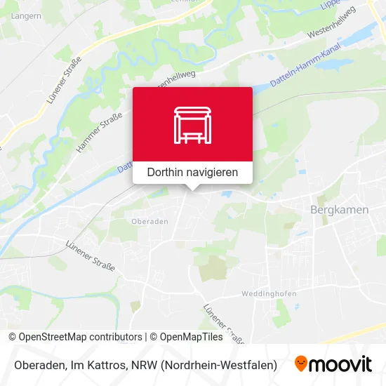 Oberaden, Im Kattros Karte