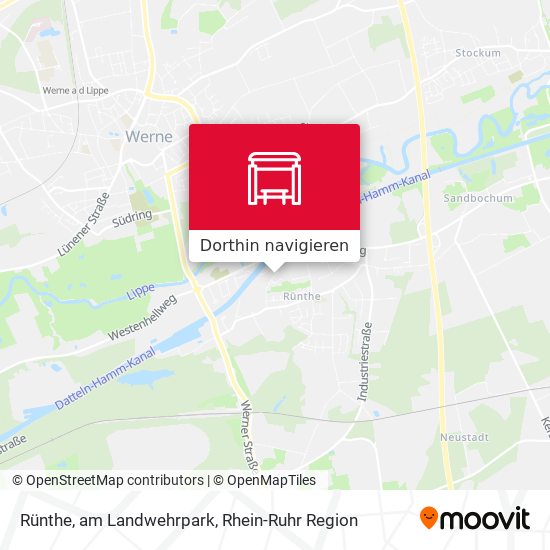 Rünthe, am Landwehrpark Karte