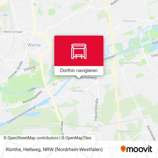 Rünthe, Hellweg Karte