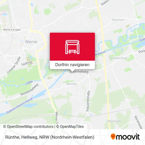 Rünthe, Hellweg Karte