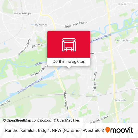 Rünthe, Kanalstr. Bstg 1 Karte