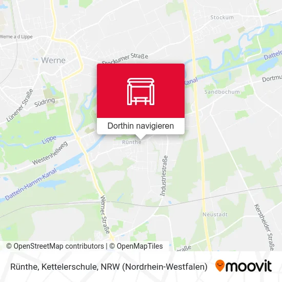 Rünthe, Kettelerschule Karte