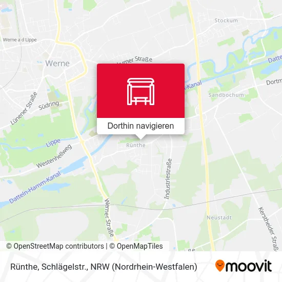 Rünthe, Schlägelstr. Karte