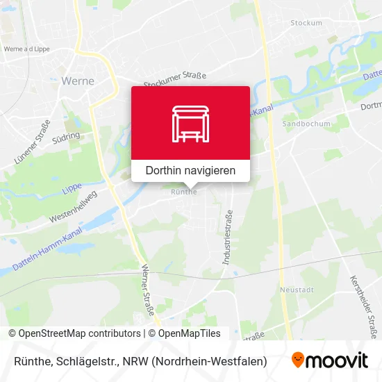 Rünthe, Schlägelstr. Karte