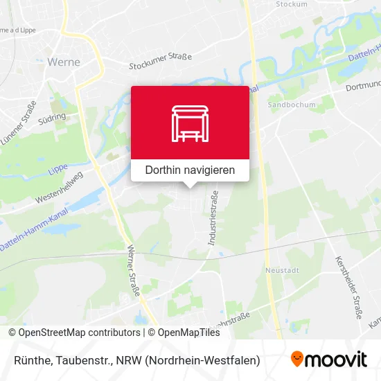 Rünthe, Taubenstr. Karte