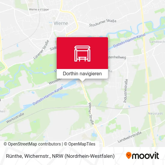 Rünthe, Wichernstr. Karte