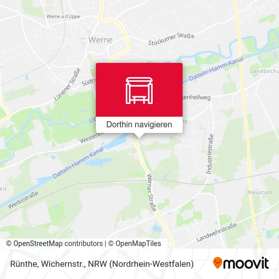 Rünthe, Wichernstr. Karte