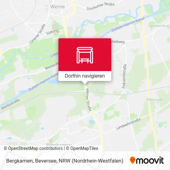 Bergkamen, Beversee Karte