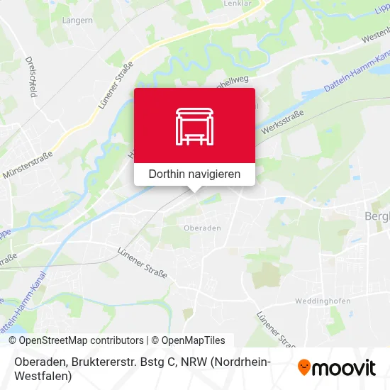 Oberaden, Bruktererstr. Bstg C Karte