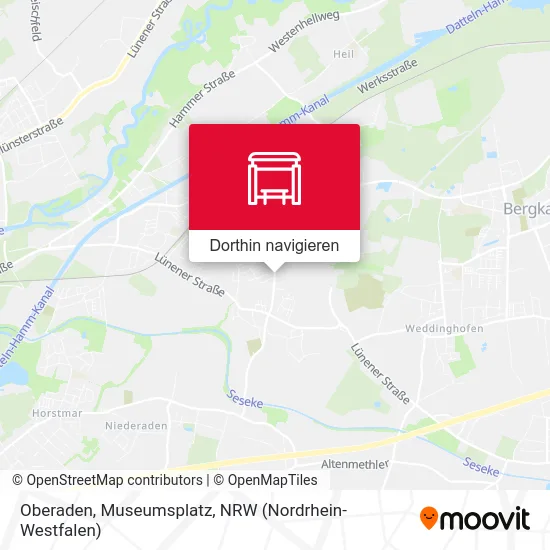 Oberaden, Museumsplatz Karte