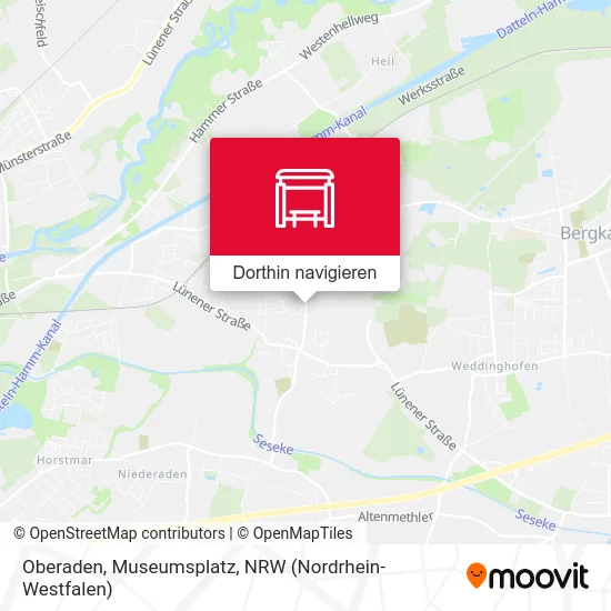 Oberaden, Museumsplatz Karte