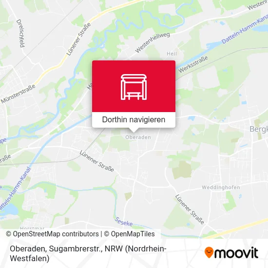 Oberaden, Sugambrerstr. Karte