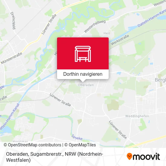 Oberaden, Sugambrerstr. Karte